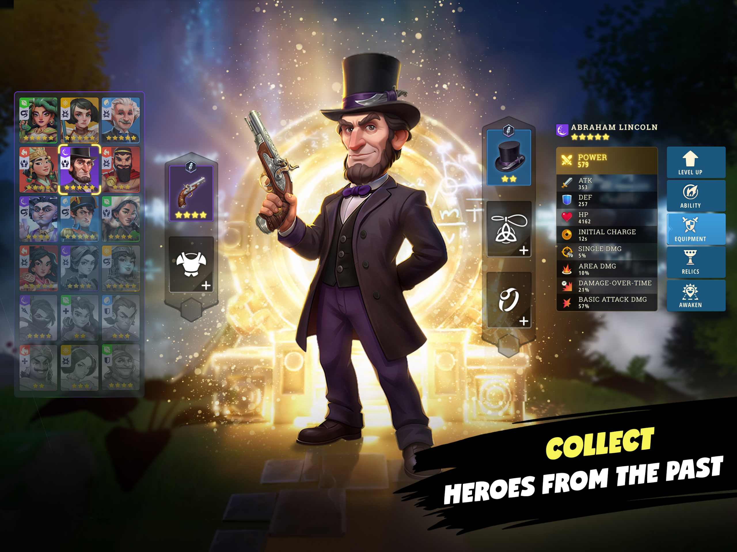 ヒーローズオブヒストリー公式ゲームスクリーンショット